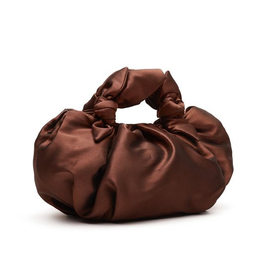 Bolso Bernatta Medium chocolate de Laia Alen – Laia Alen · PORTICO Concept, Turó Park Barcelona (vista 2)