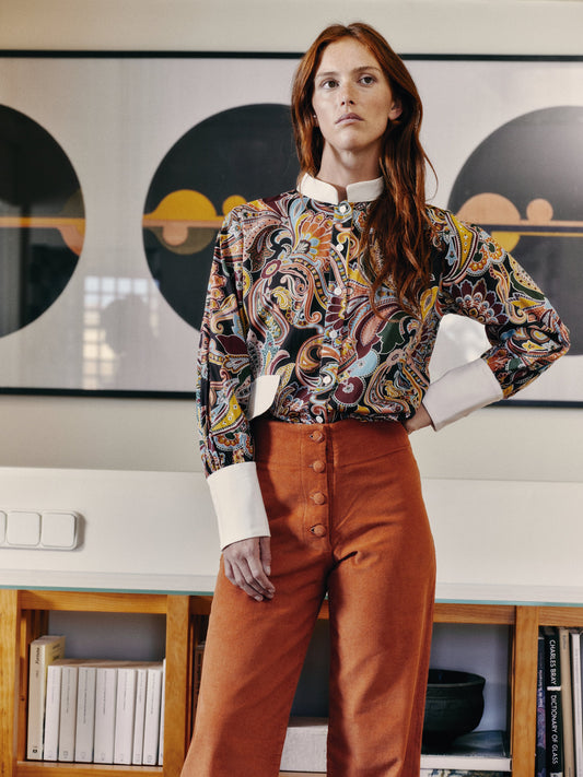 Camisa Billie Brigitte de Laganini · detalle 1