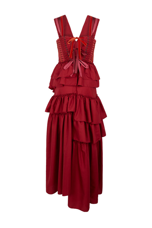 Vestido Cas Vino de Baudesson · detalle 2