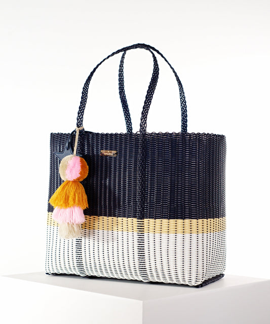 Bolso Ondara Grande Azul Náutico de Ondara Bags · detalle 1