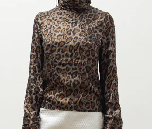 Camisa crystal leopardo