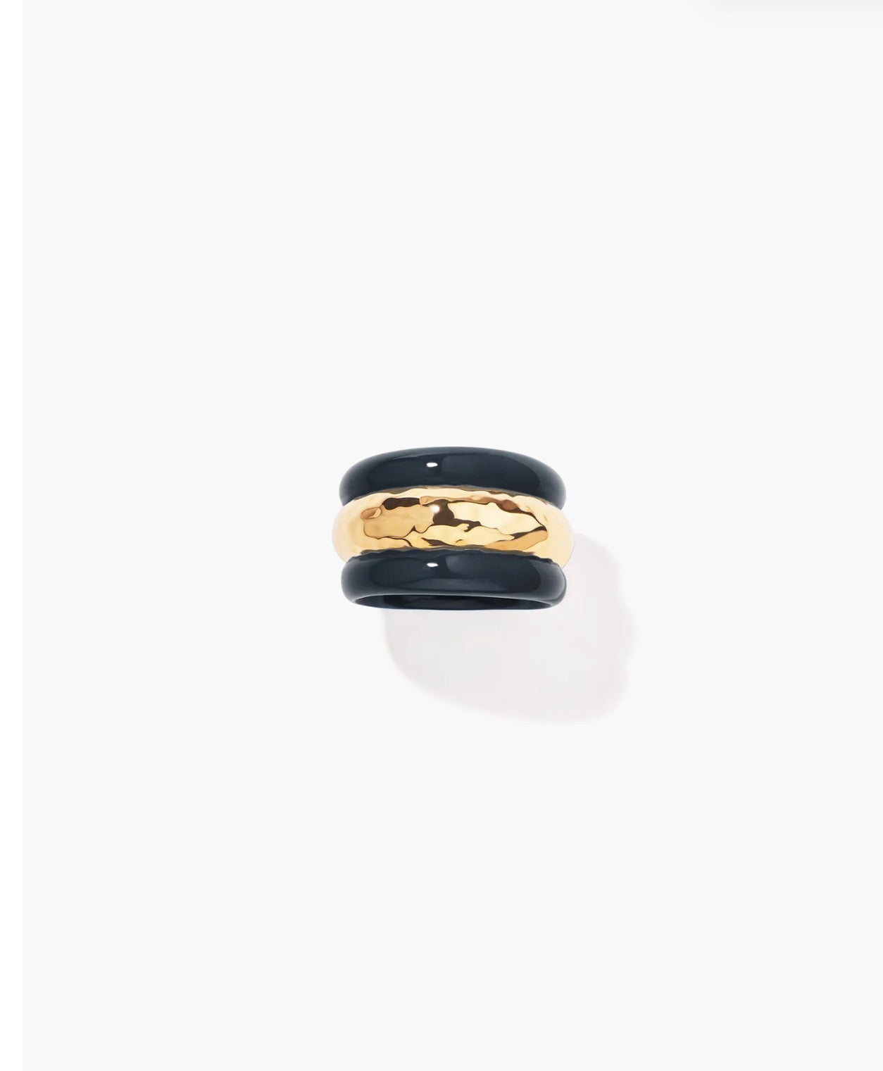 Anillo Nazca en negro y dorado – Aurélie Bidermann · PORTICO Concept, Turó Park Barcelona