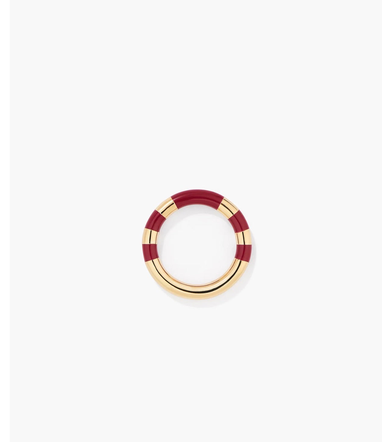 Anillo Positano a rayas en burdeos – Aurélie Bidermann · PORTICO Concept, Turó Park Barcelona