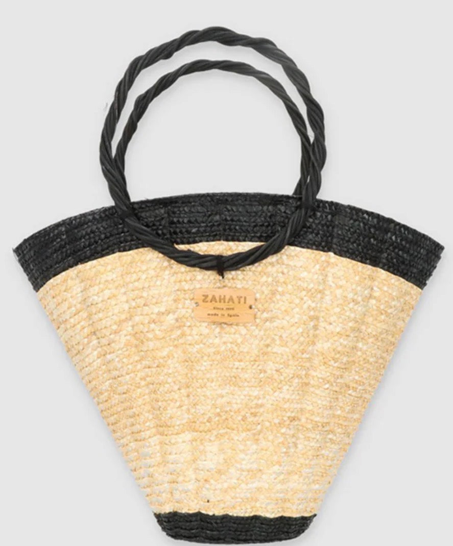 BOLSO SHELLY BICOLOR NEGRO NATURAL