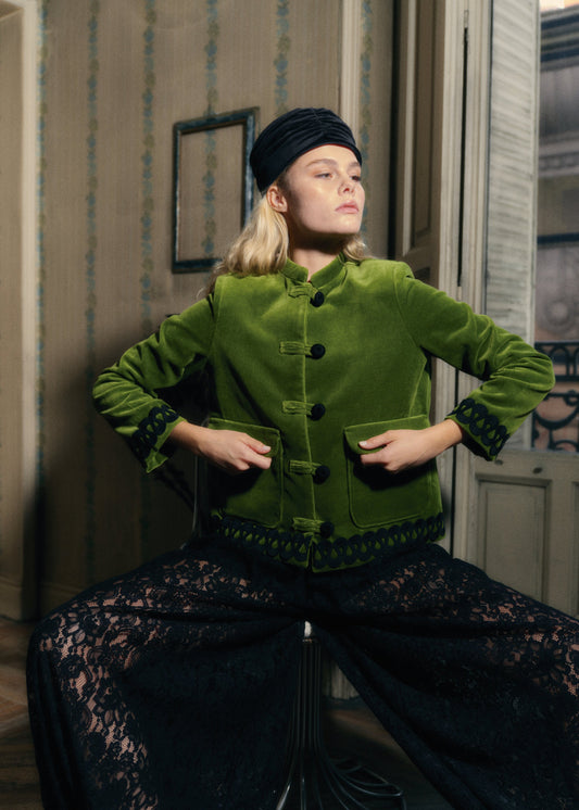Chaqueta Tang Pistachio de Laganini · detalle 1