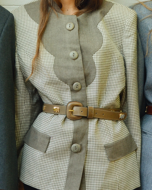 Safari Belt – Leather-covered Buckle de Mom's Goods · detalle 3