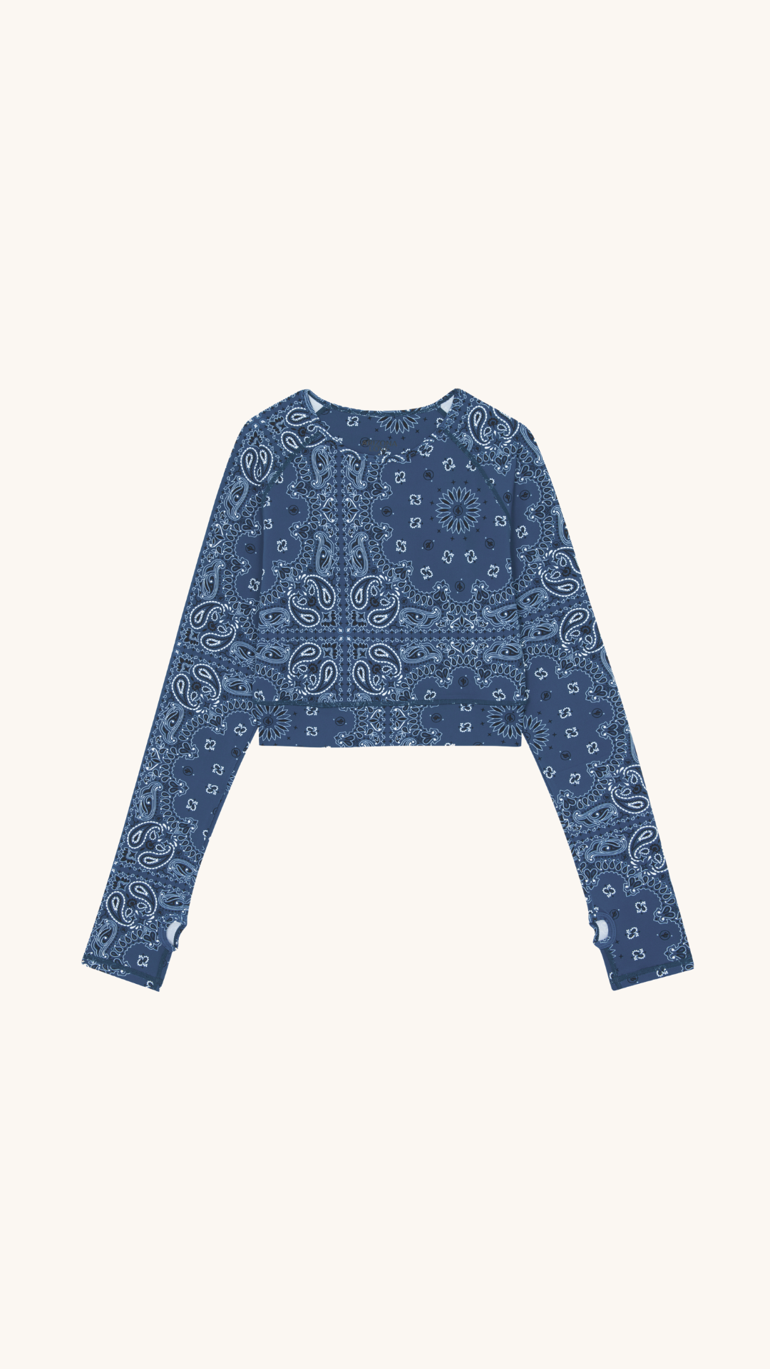 Top de Yoga Bandana Azul Marino de Arizona Love · vista 5