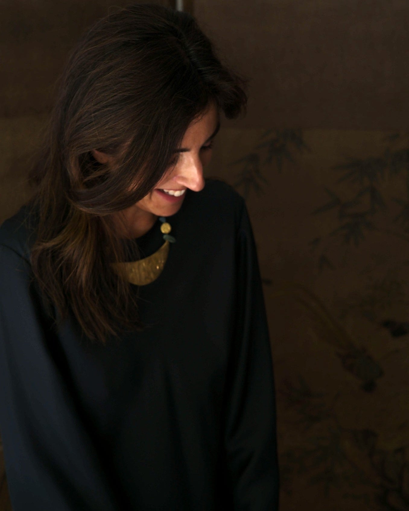 Gargantilla Marea con Aguamarina de Olga Prieto · editorial