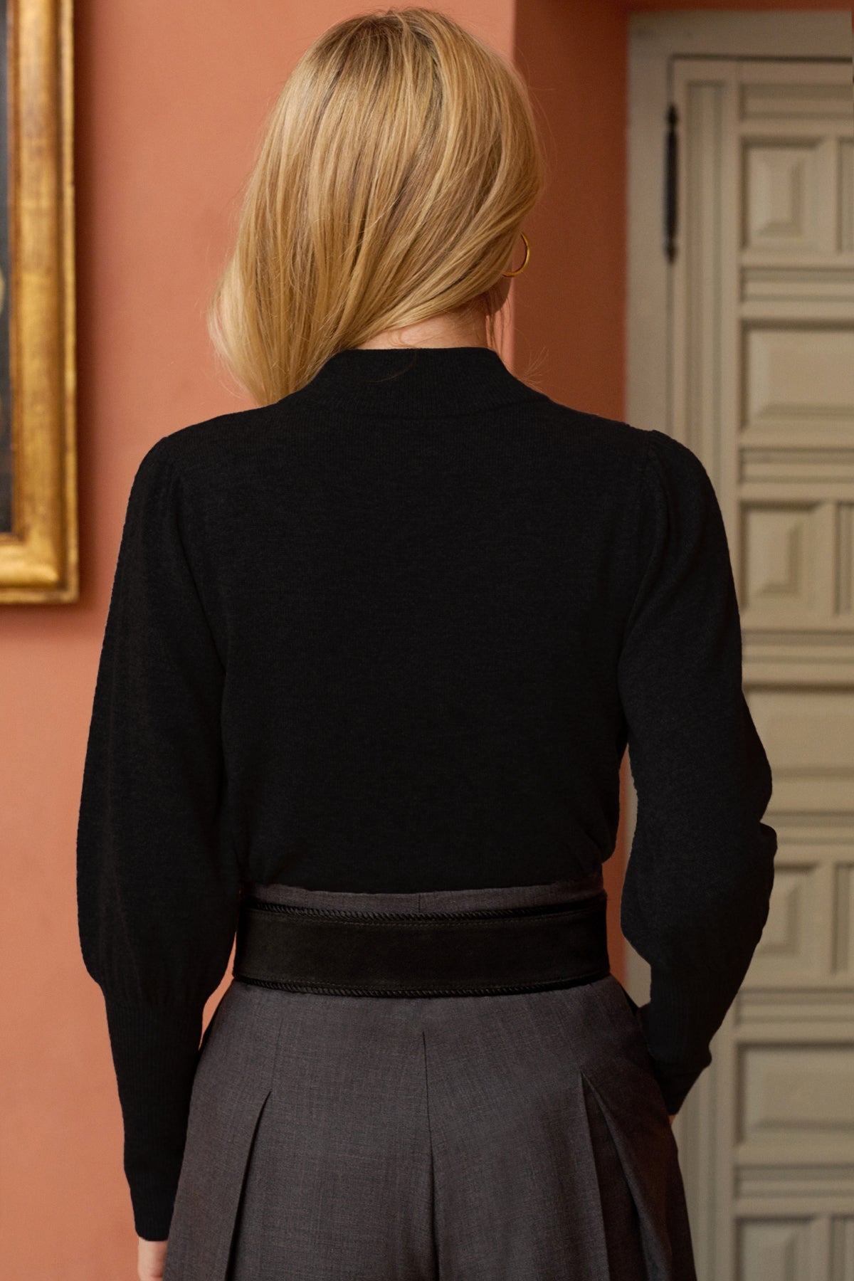 Jersey Marta Negro de Maria de la Orden - detalle 4
