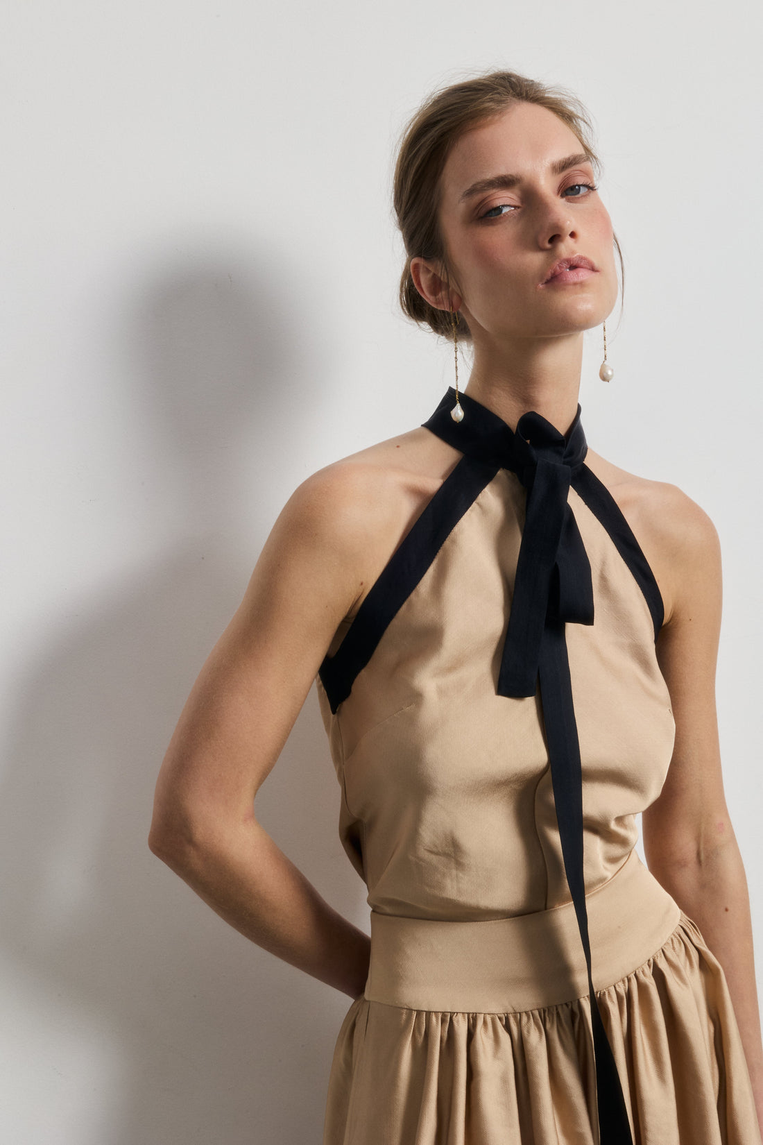 Top Bianca Bicolor de Galcon Studio — PORTICO Concept, boutique de moda de mujer en Turó Park, Barcelona