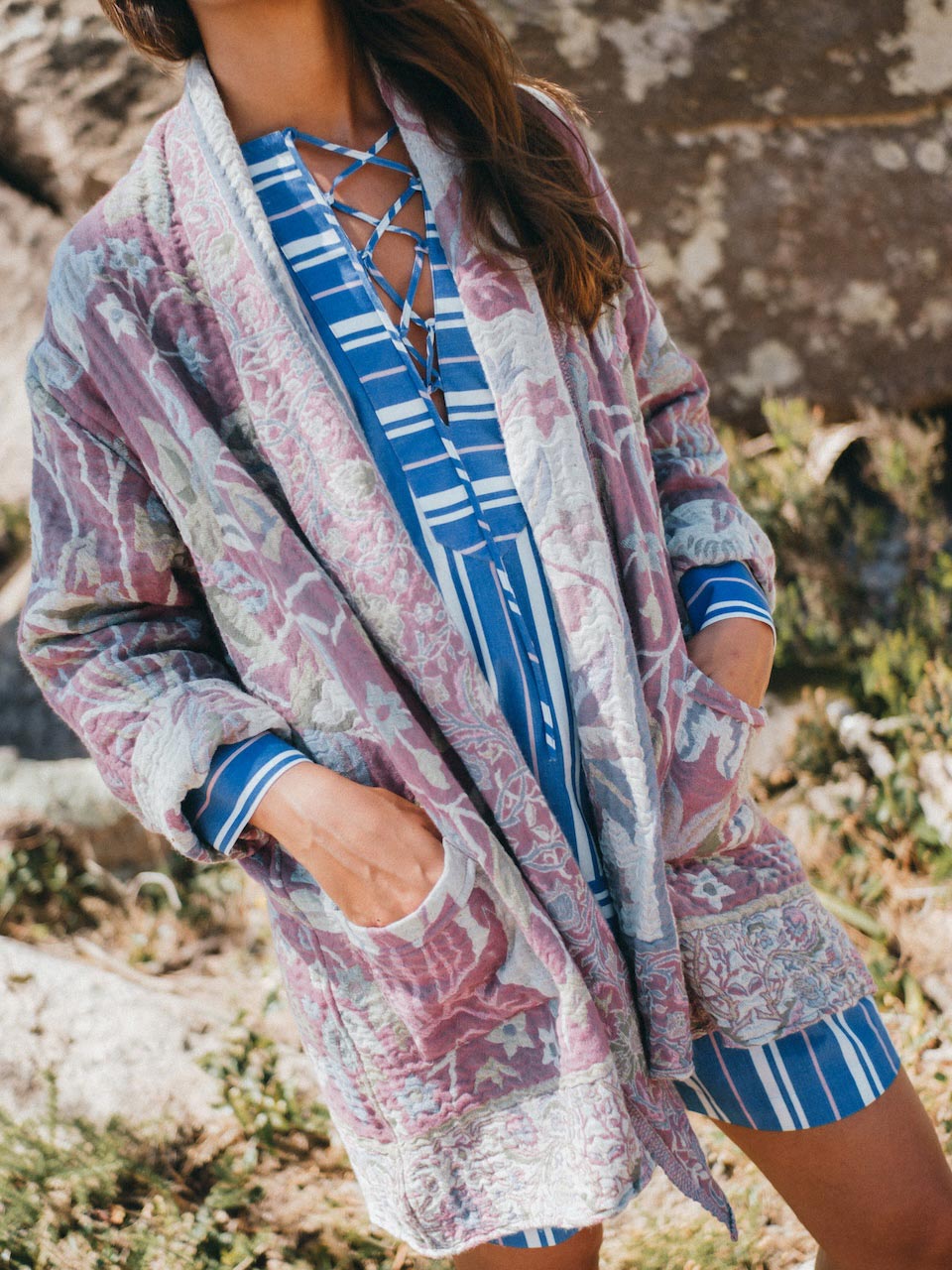 Maris Jacket Purple de Cosmology · detalle 6