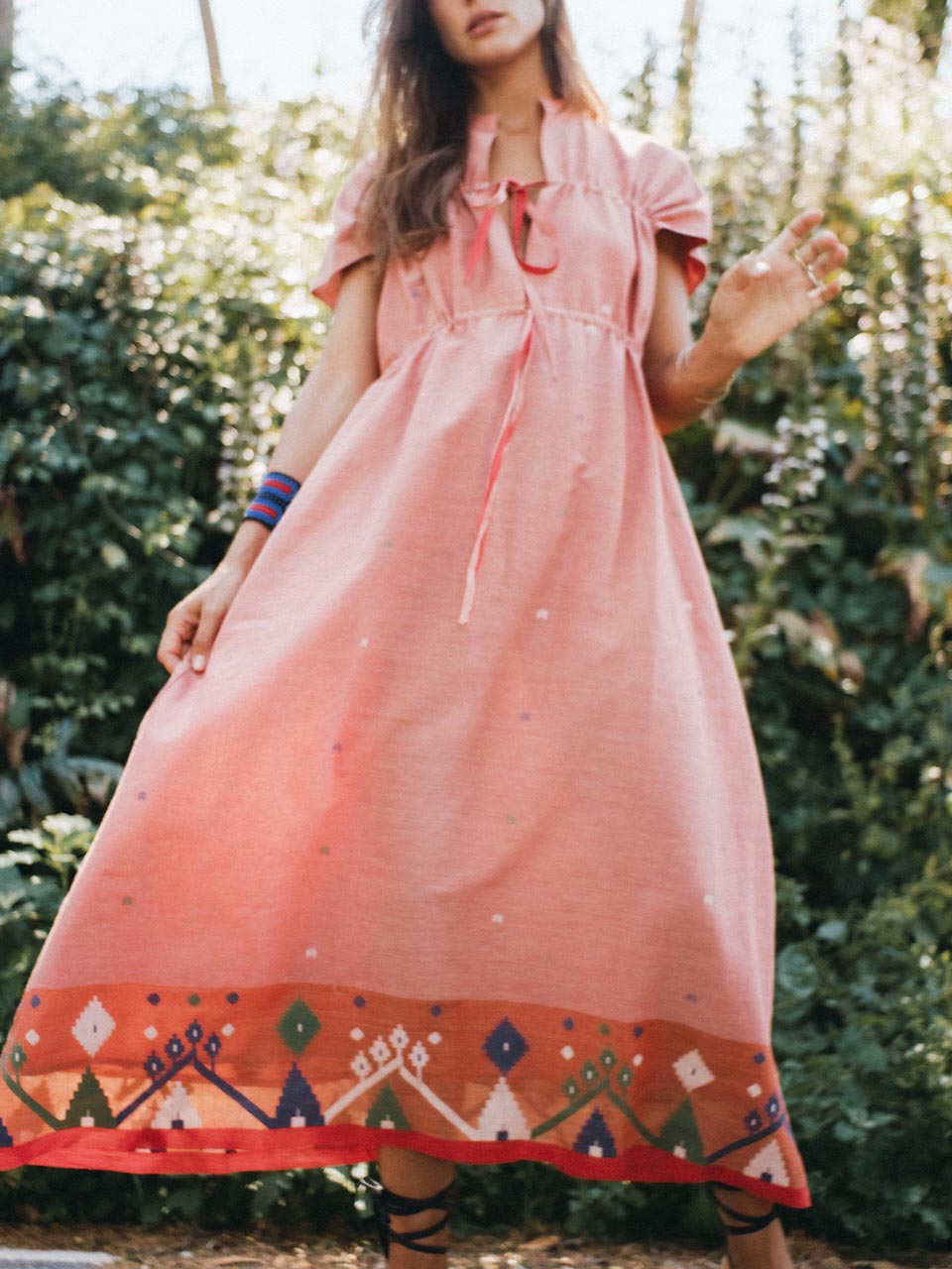 Serenity Dress Red de Cosmology · detalle 3
