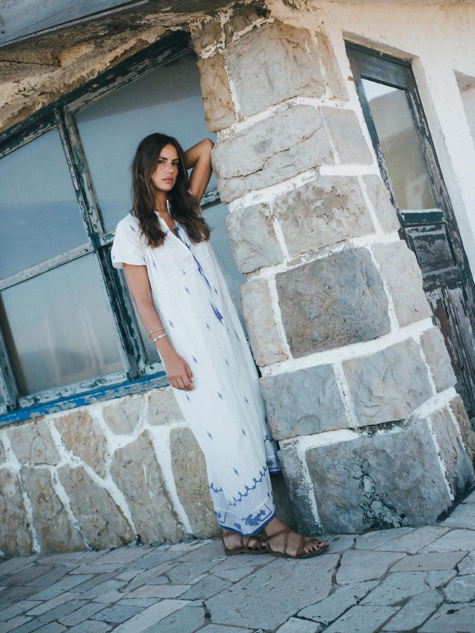 Serenity Dress White de Cosmology · detalle 2