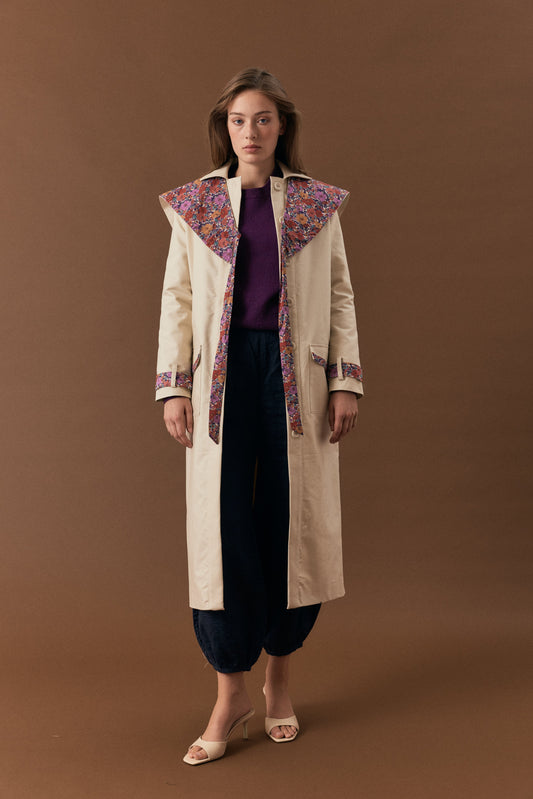Gabardina Marmont Jackie de Laganini · beige