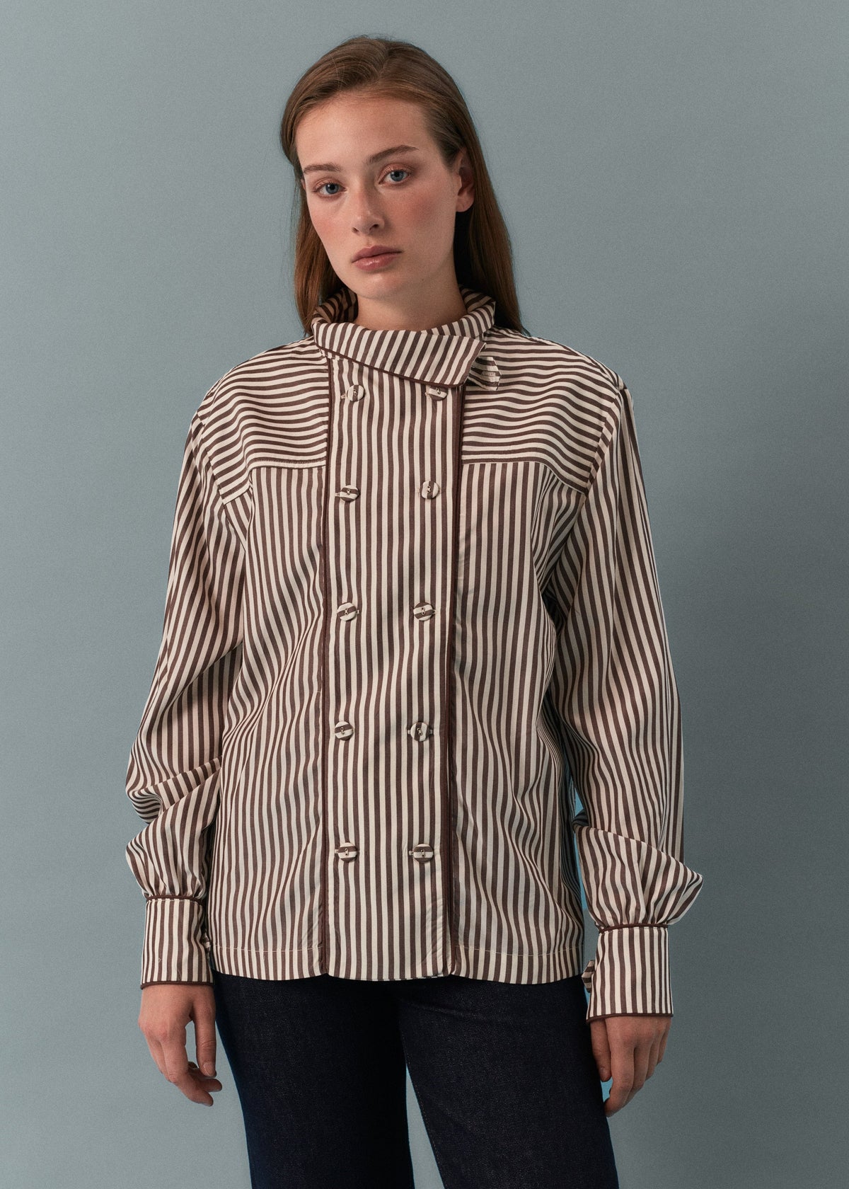 Camisa Tivoli Cinamon de Laganini · detalle 3