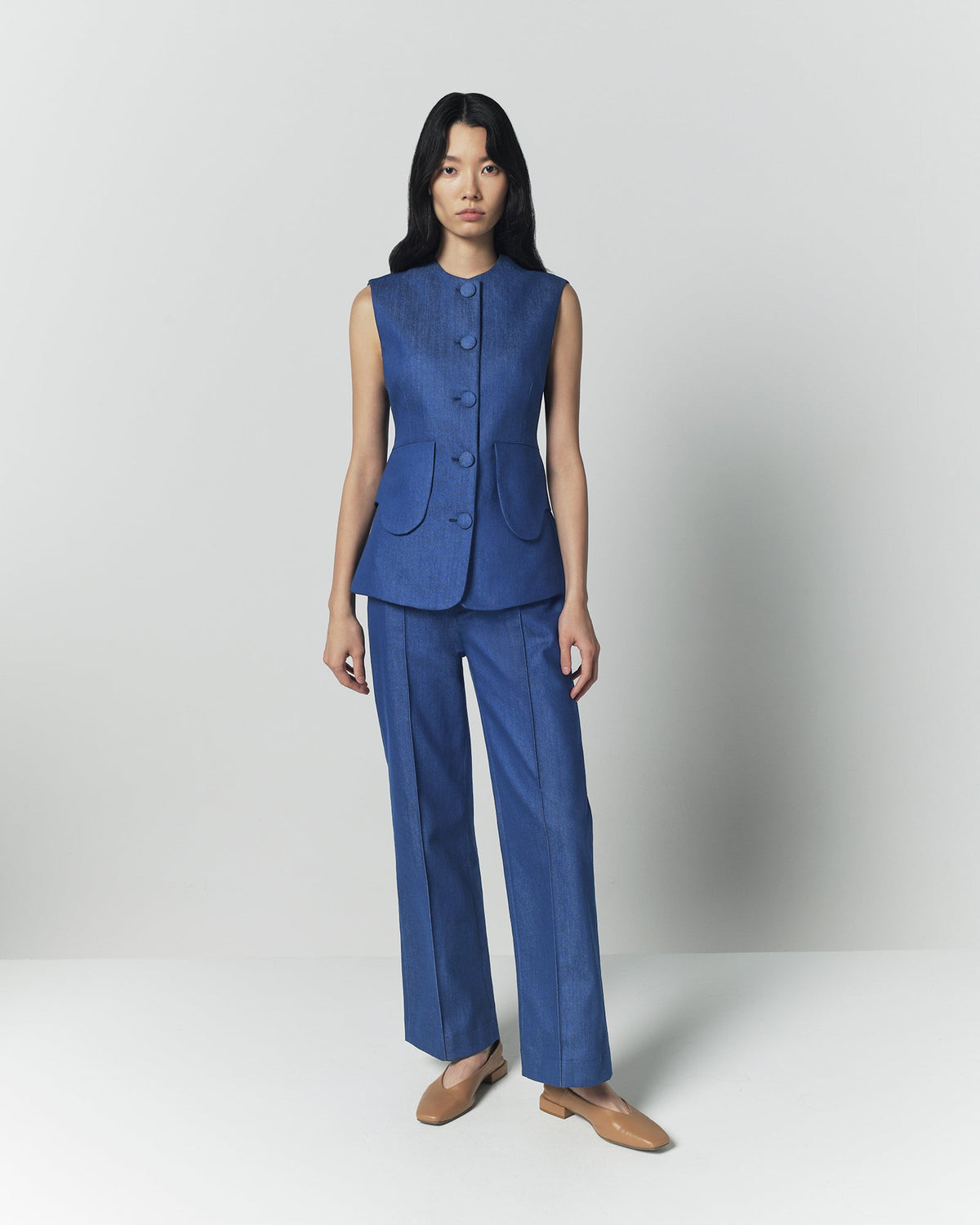 Pantalón Yoshitomo Denim Azul de Destree · detalle 2