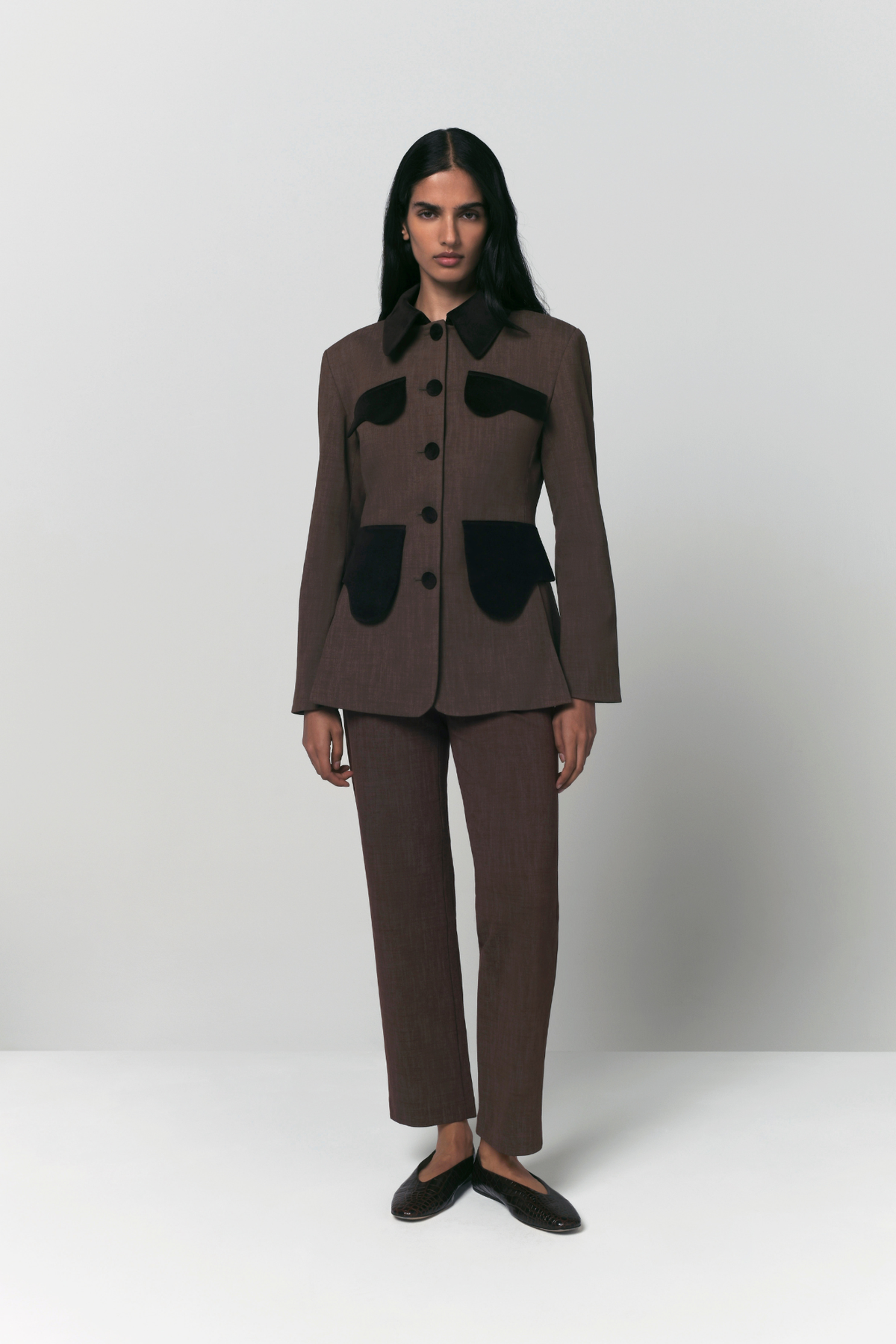 Chaqueta Tamara Marrón de Destree · detalle 2