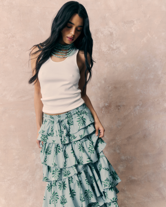 Copacabana Indigo Skirt