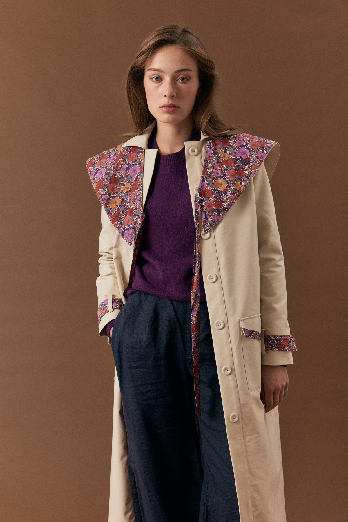 Gabardina Marmont Jackie de Laganini · detalle 1