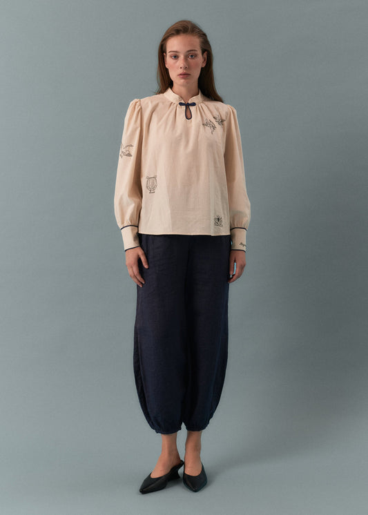 Camisa Kyoto Fog de Laganini · detalle 1