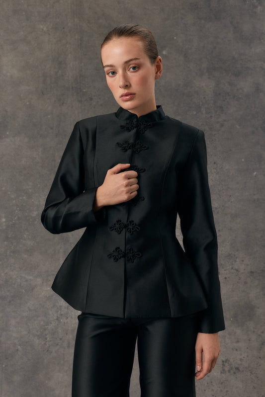 Chaqueta Shanghai Black de Laganini · detalle 1