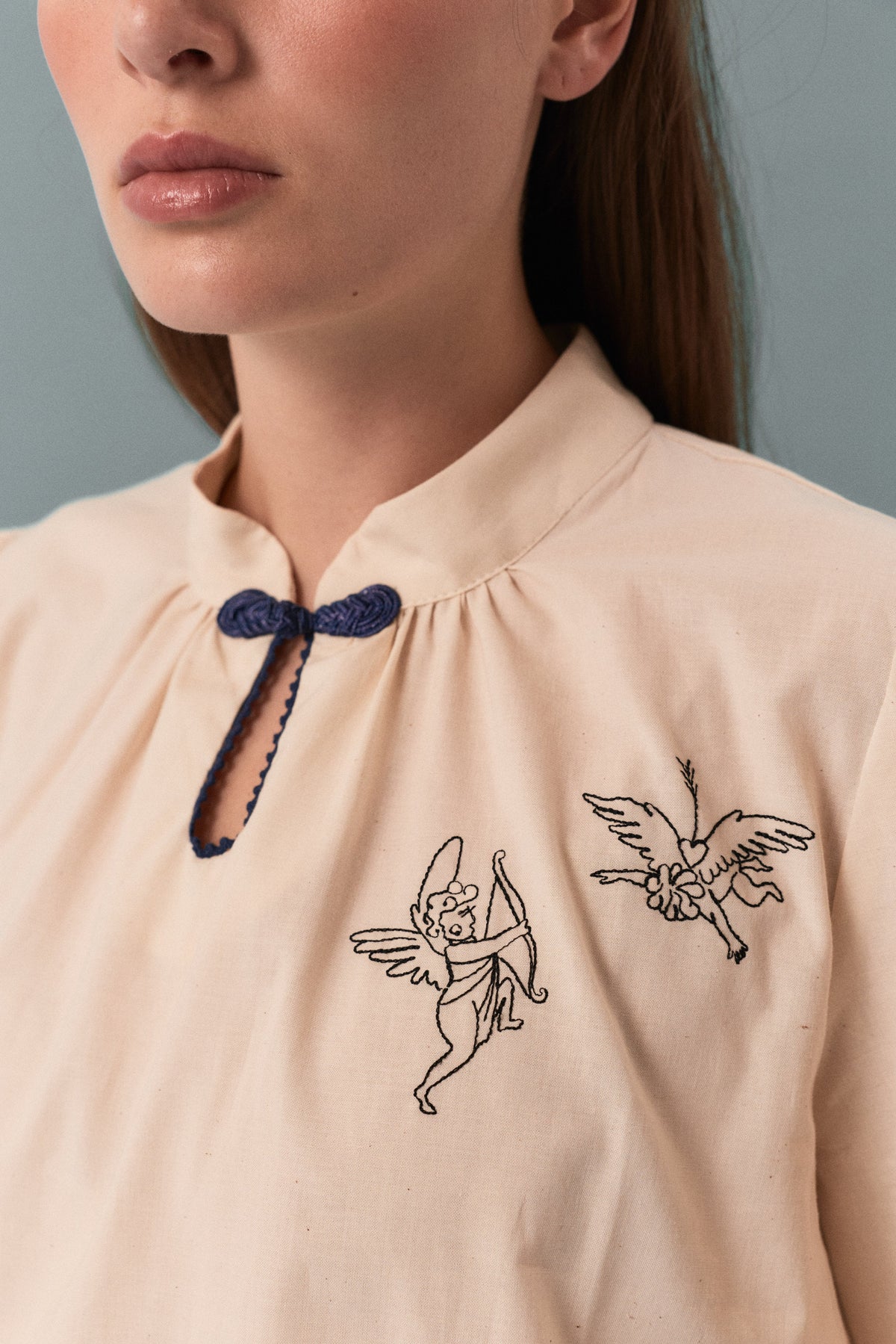 Camisa Kyoto Fog de Laganini · detalle 3