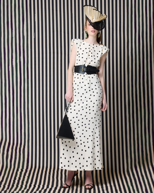 Vestido Miri midi de lunares de IQ Collection · PORTICO Concept, Turó Park Barcelona (vista 3)