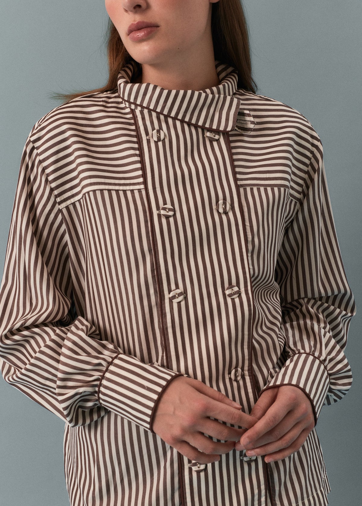 Camisa Tivoli Cinamon de Laganini · detalle 2