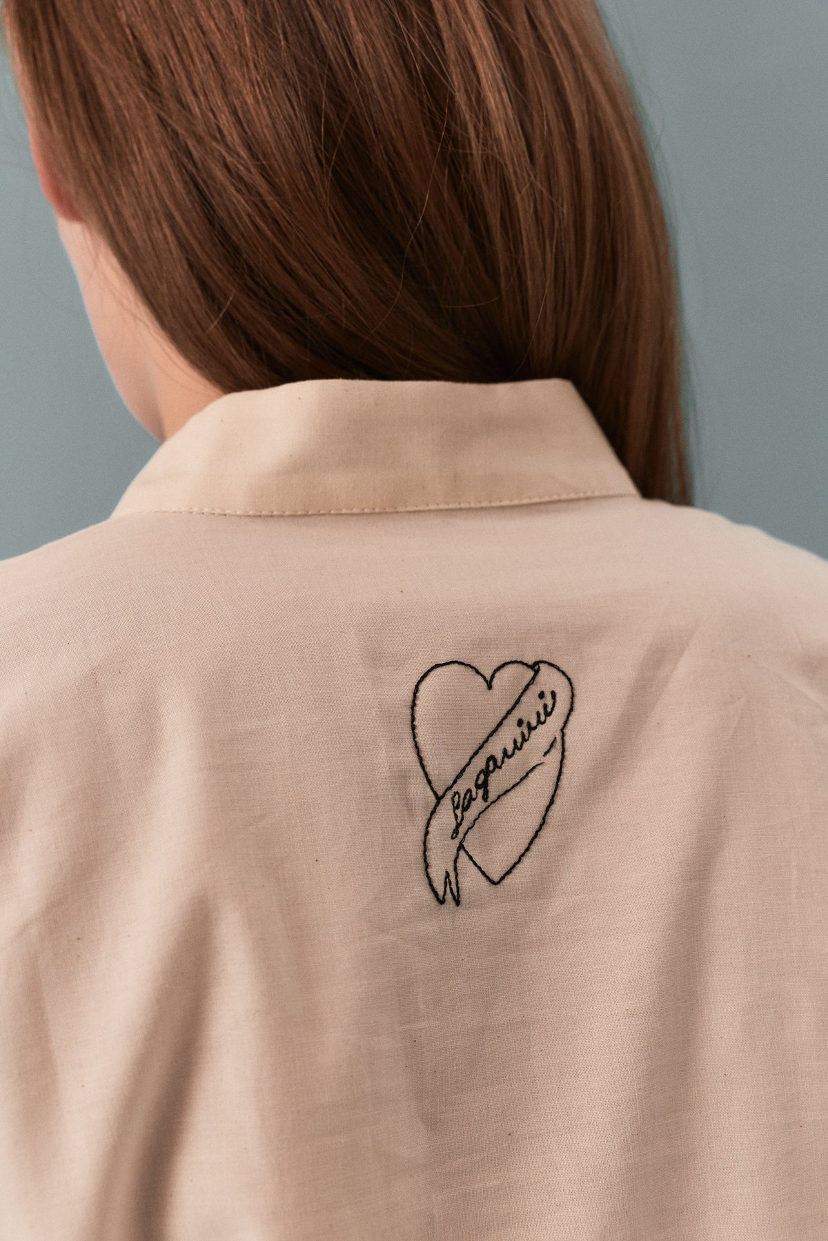 Camisa Kyoto Fog de Laganini · detalle 4