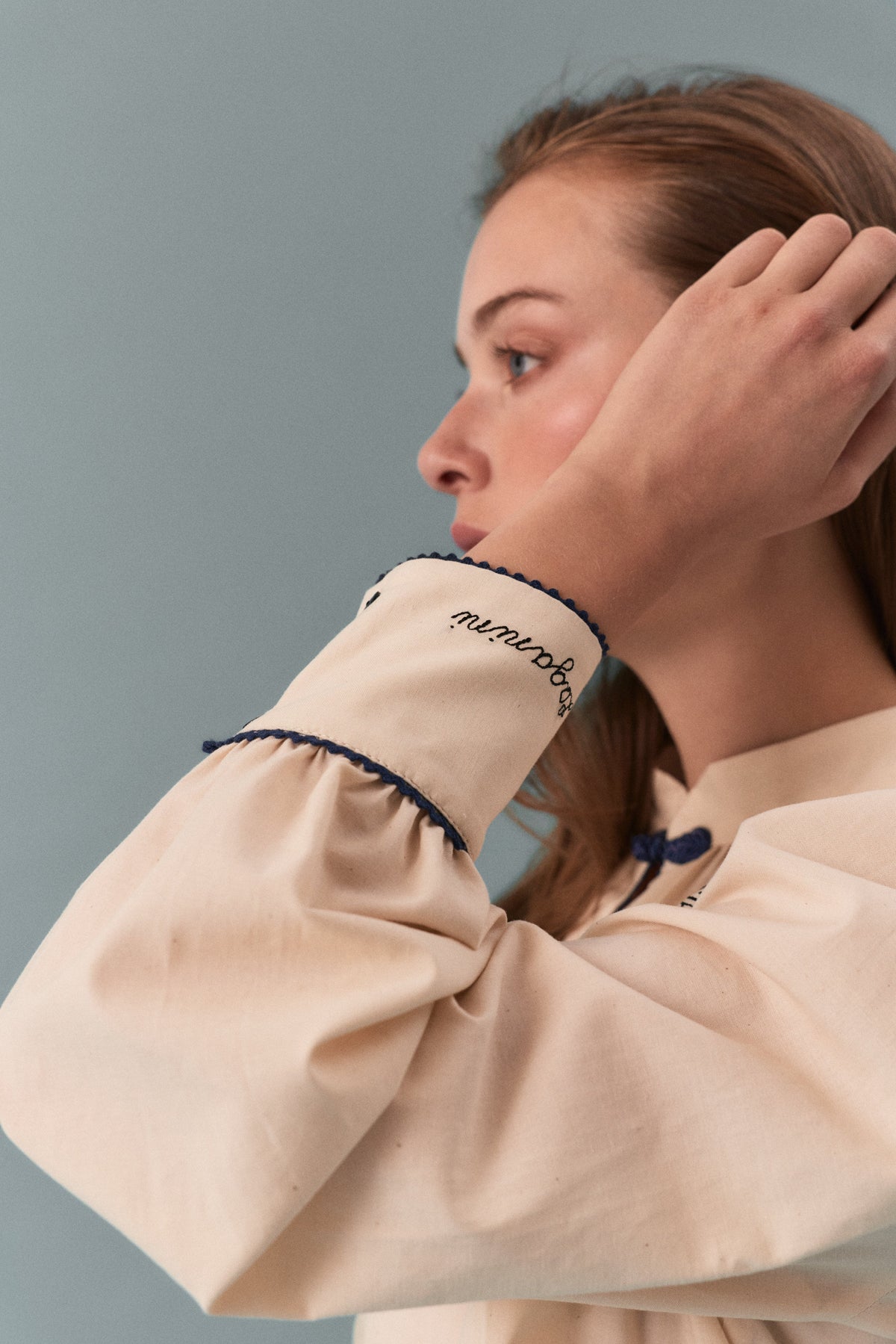 Camisa Kyoto Fog de Laganini · detalle 5