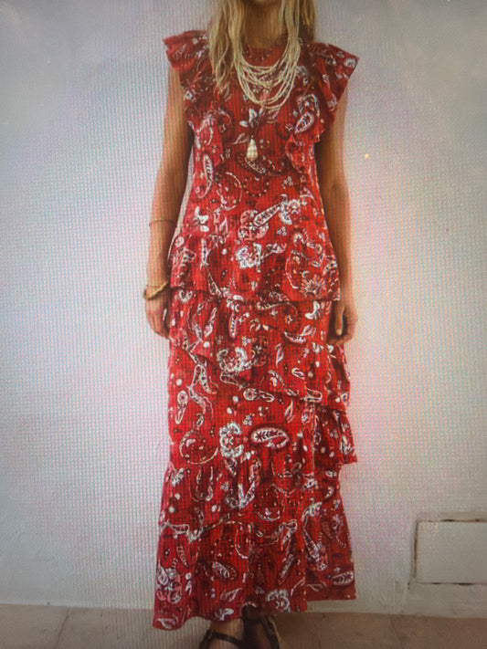 Vestido Briana red passion