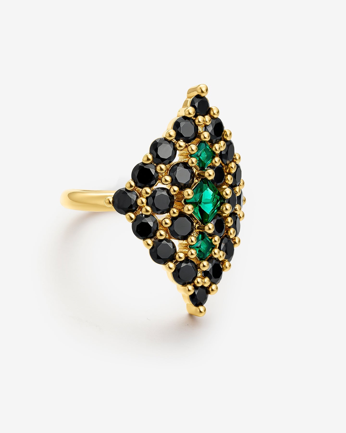 ANILLO LANZADERA COSIMA NEGRO