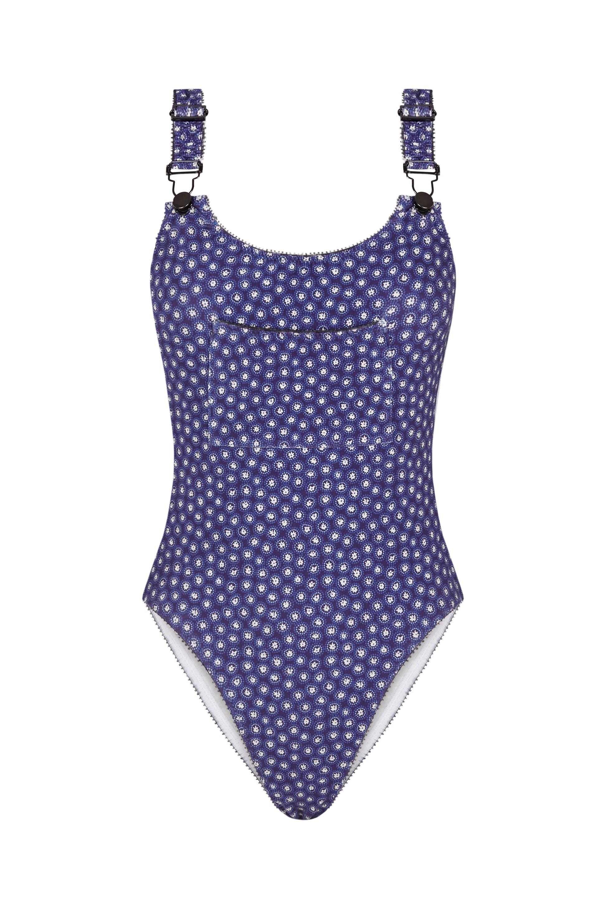 Traje de Baño Biarritz Denim de Baudesson, licra de algodón · detalle 3
