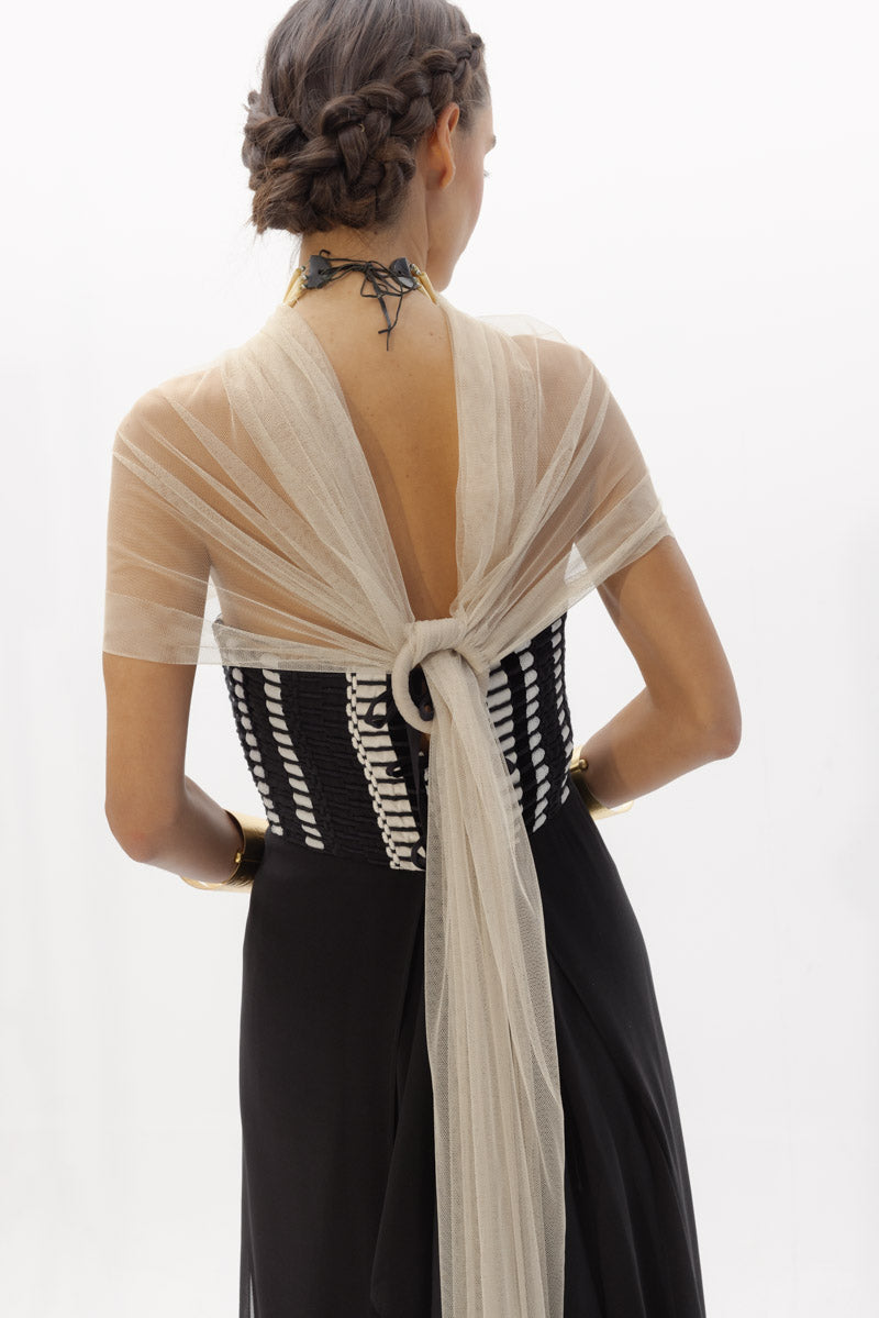 Accesorio Tul Arena de Baudesson, tul de invitada · detalle 3