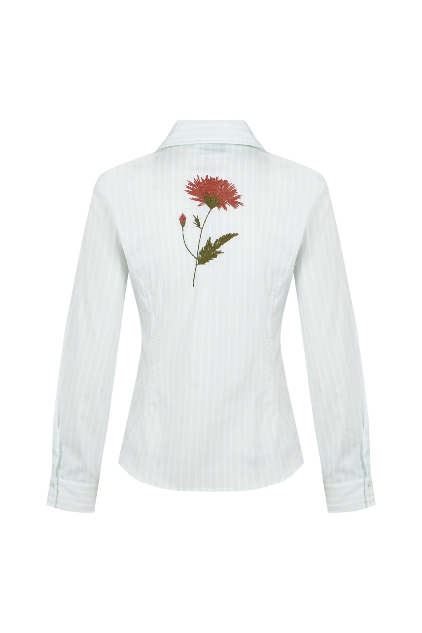 Camisa de algodón a rayas verdes – Copines · PORTICO Concept, Turó Park Barcelona (vista 4)