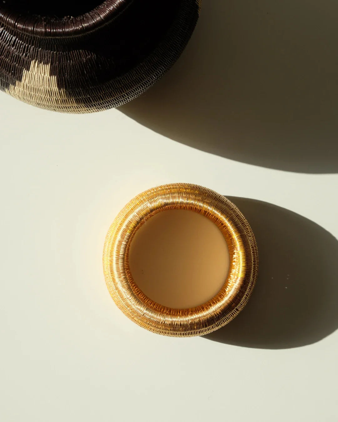 Brazalete Felicia Oro de Coper · hilo de cobre