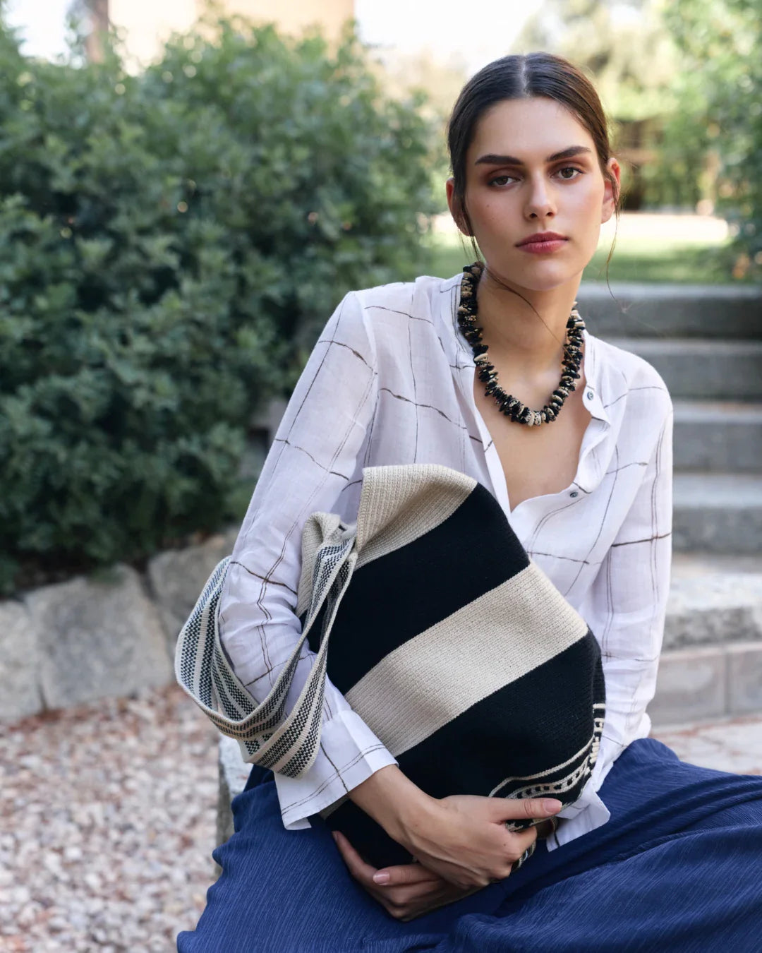 CELIA N.51 BLACK STRIPES