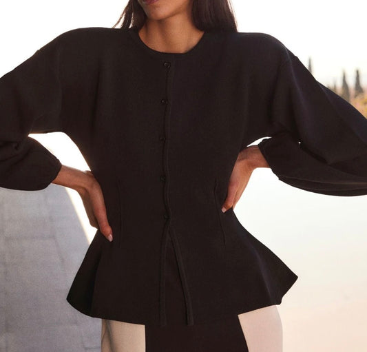 Chaqueta punto concha