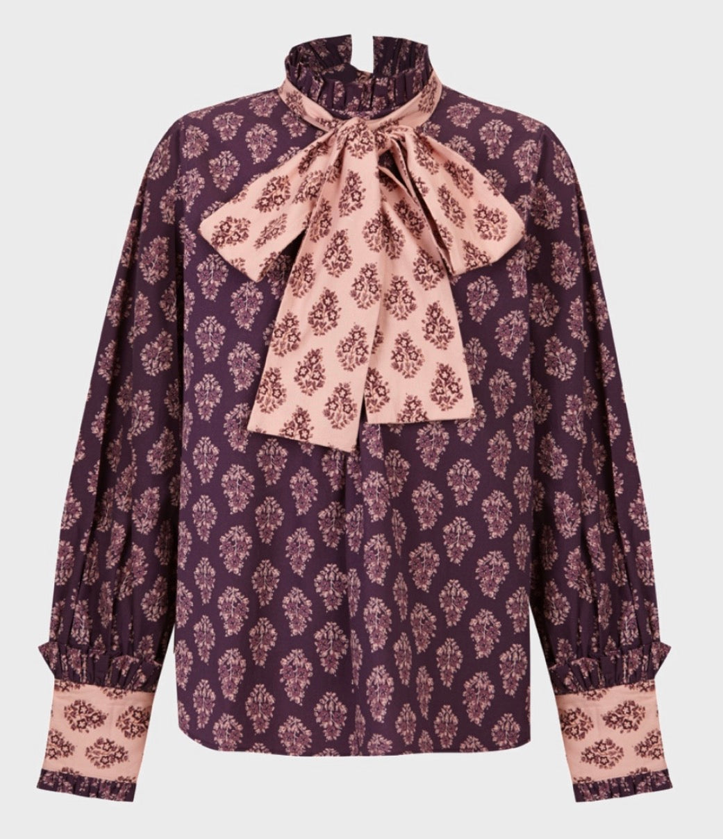 Camisa poppy Surrey purple