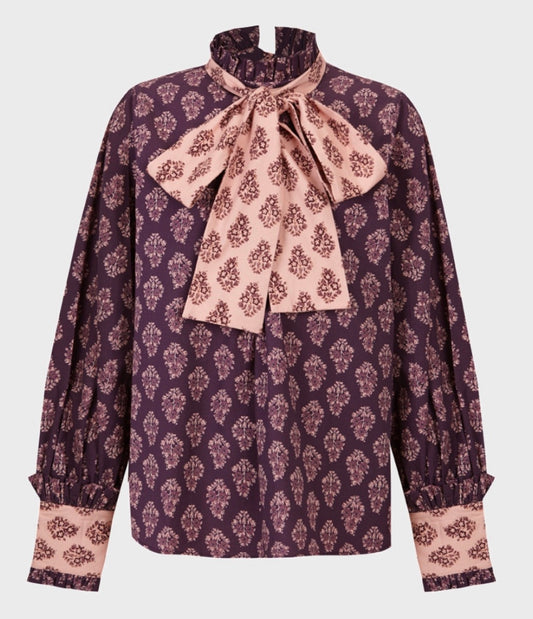 Camisa poppy Surrey purple