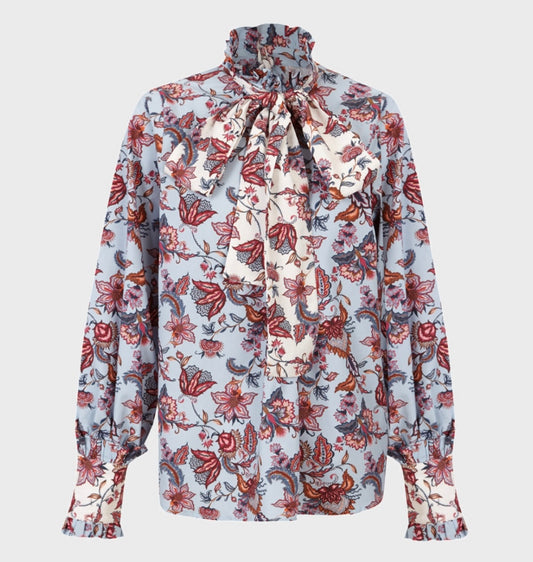 Camisa poppy cottage blue