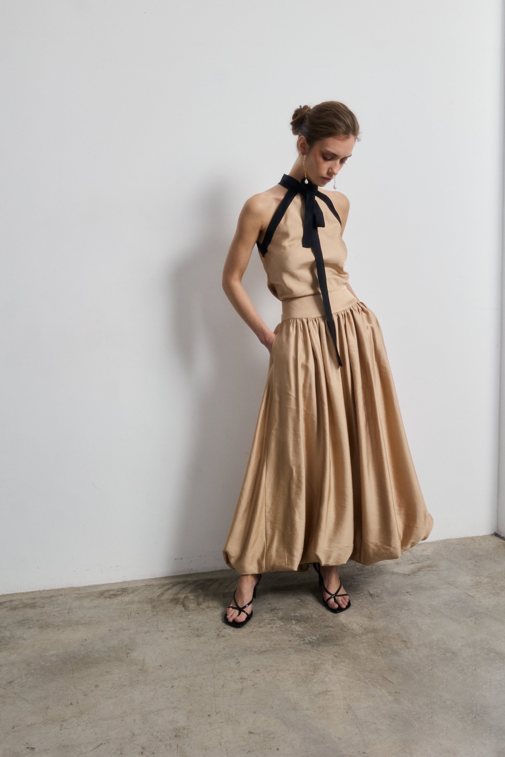 Falda Elsa Beige — Galcon Studio · detalle 6