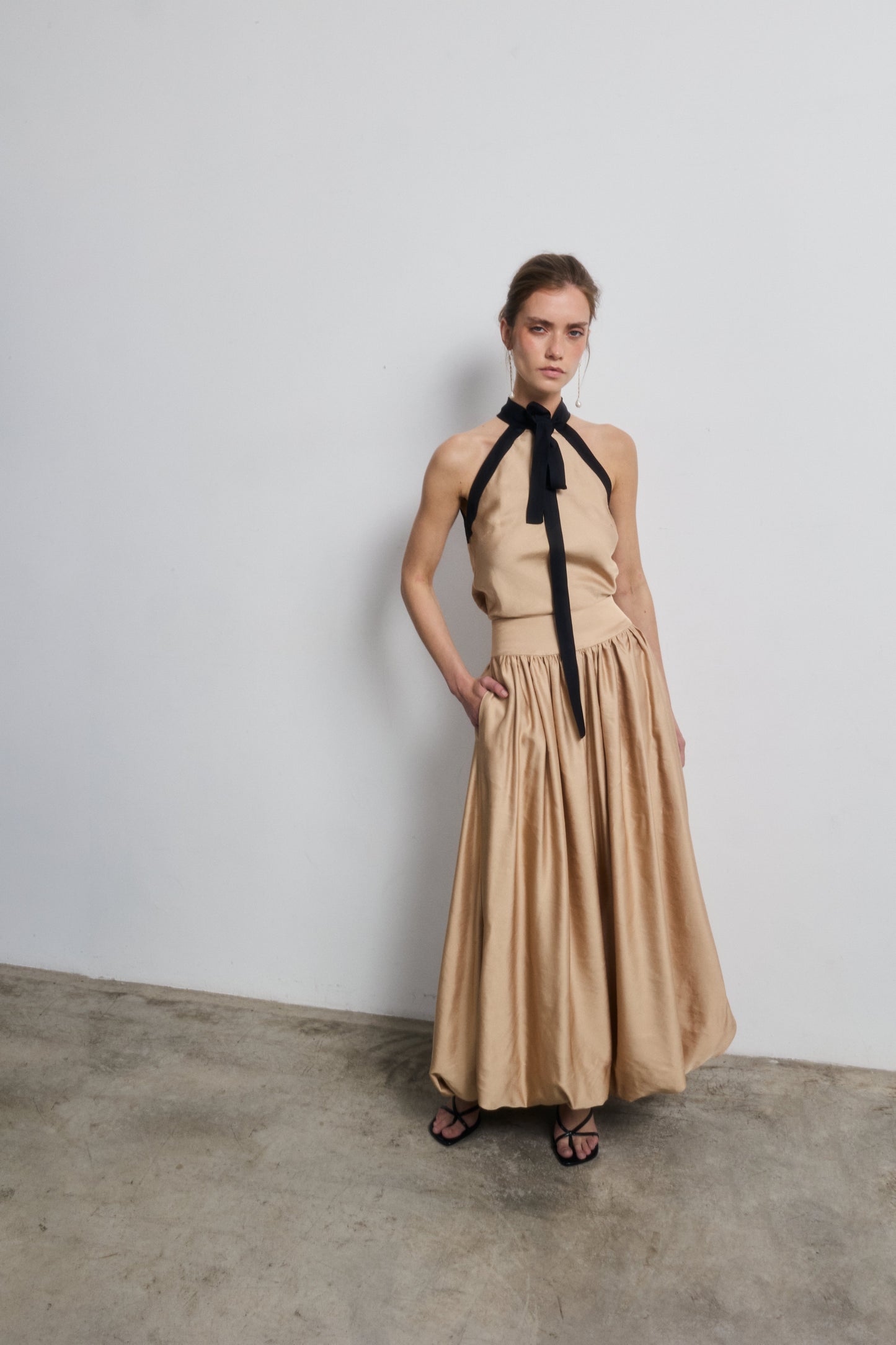 Falda Elsa Beige — Galcon Studio · detalle 4