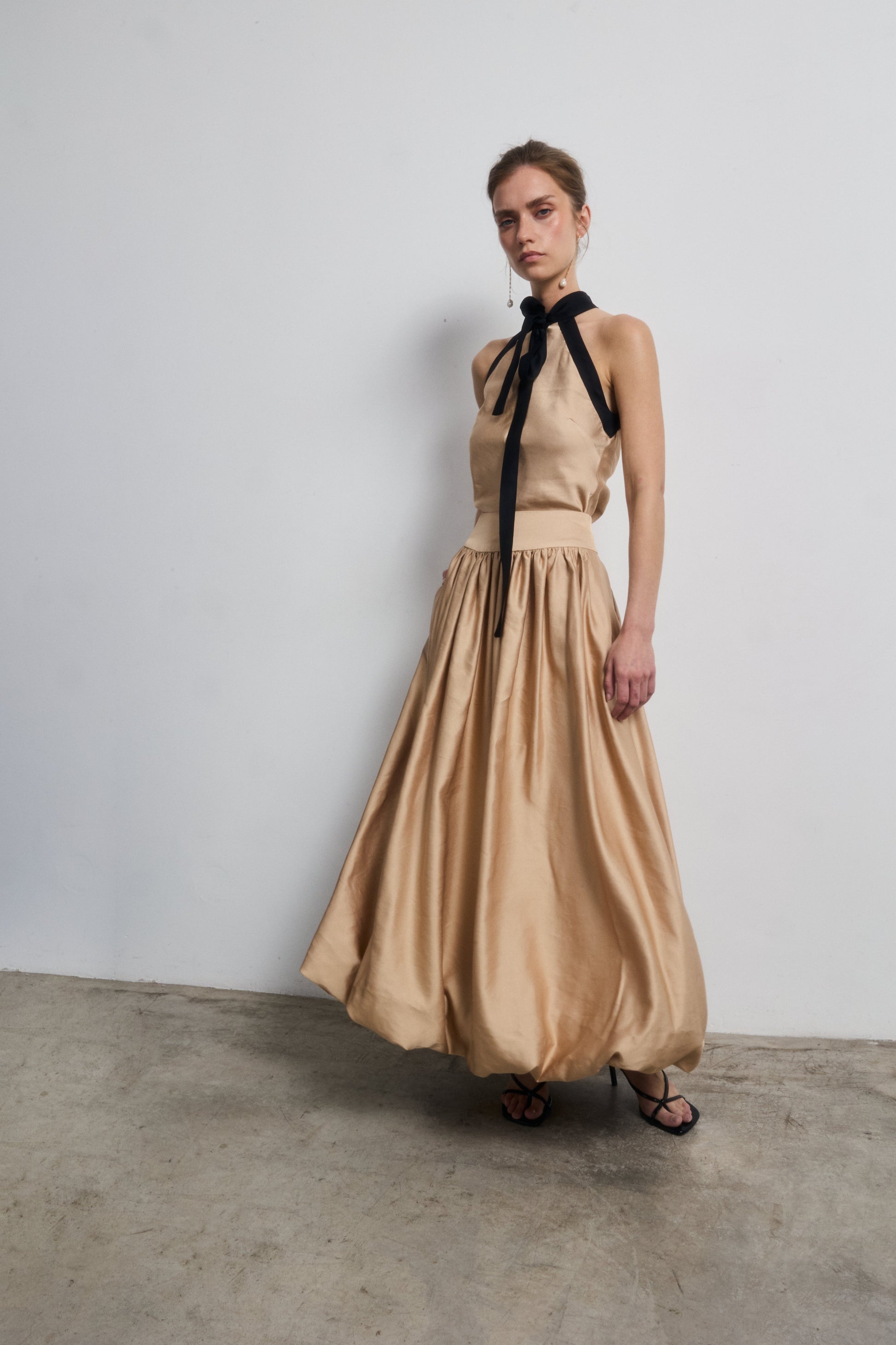 Falda Elsa Beige — Galcon Studio · detalle 5