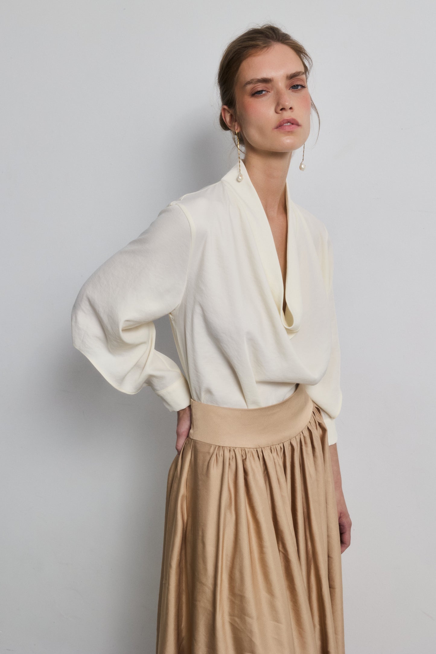 Camisa Gwyneth Blanco — Galcon Studio