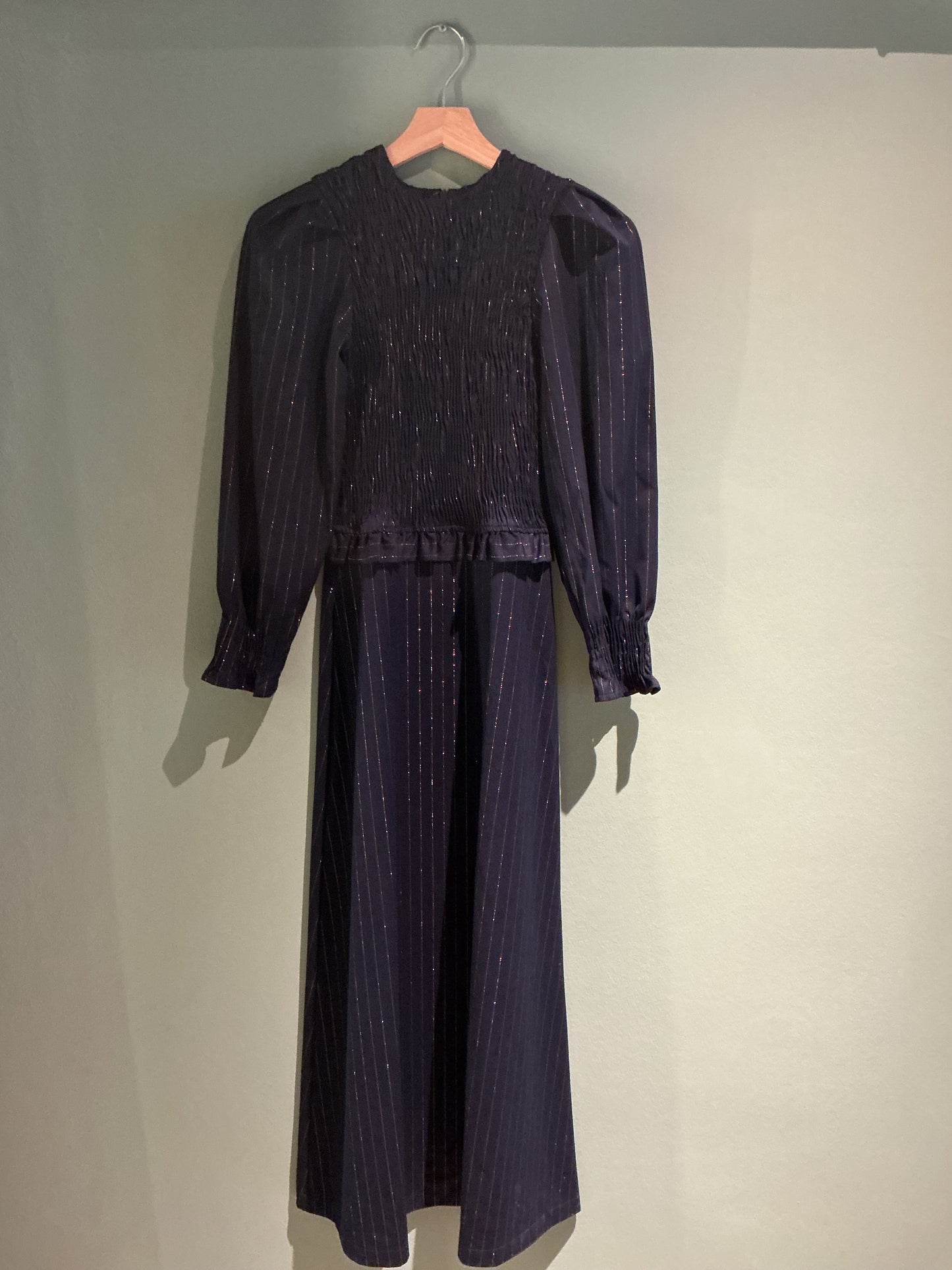 Mariposa vestido azul