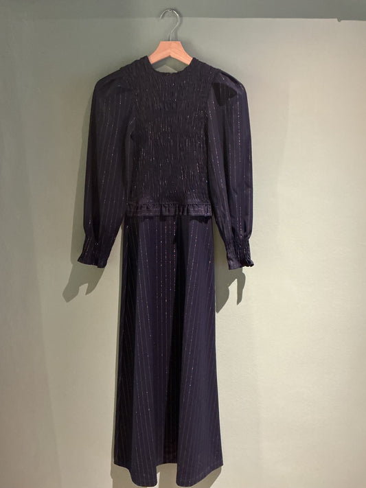 Mariposa vestido azul