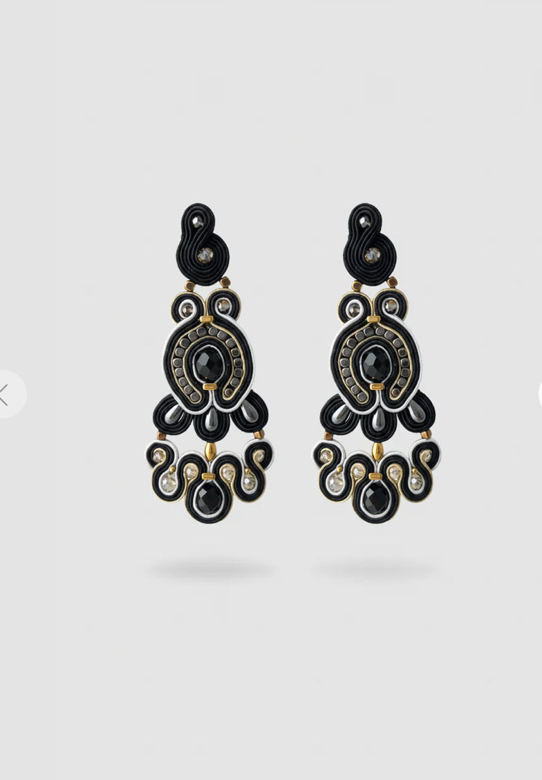 Pendientes Royal Tartan bone