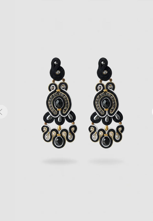 Pendientes Royal Tartan bone