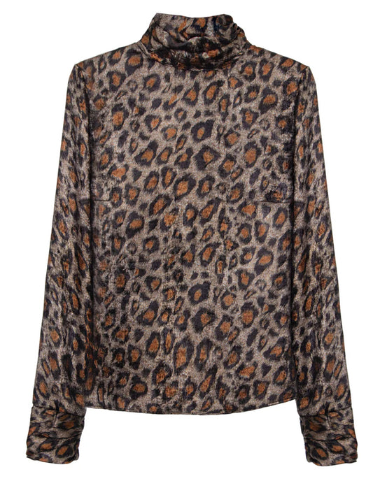 Camisa crystal leopardo